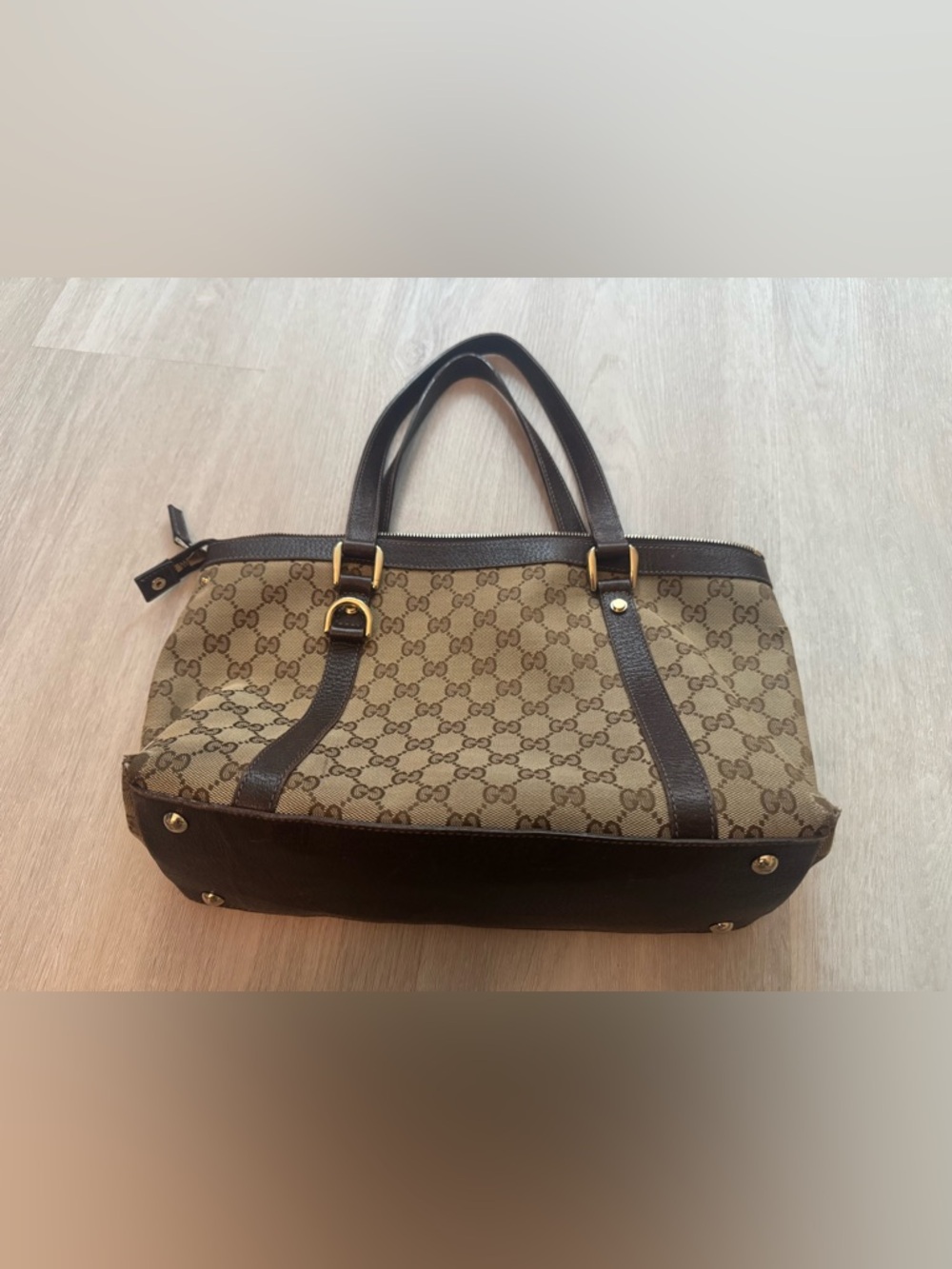 Gucci Brown Abbey Medium Tote - Picture 5 of 10